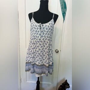 #233 White and Blue blouse